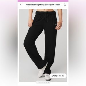 Alo yoga accolade straight leg pant - currently out of stock